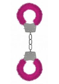 Ouch Pleasure Handcuffs Furry Pink