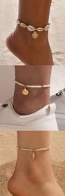 Beach Vacation Shell Anklet Bohemian Style (Option: SUIT)