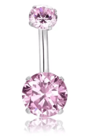 Belly Button (Color: Pink)
